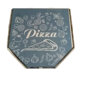 White & Brown Pizza Boxes